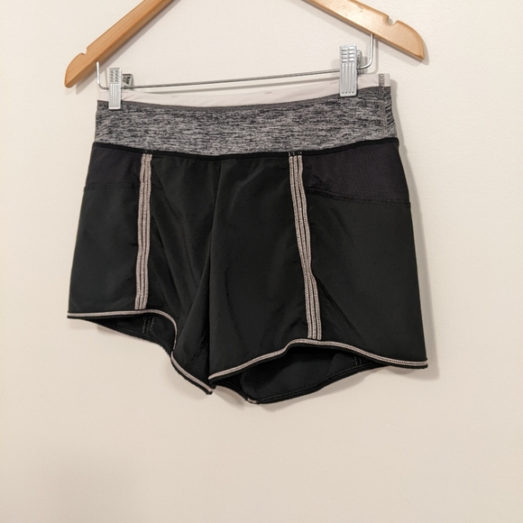 Lululemon Run The Fastest Short Black/Heathered Black/Pink Mist 4 - Picture 4 of 16